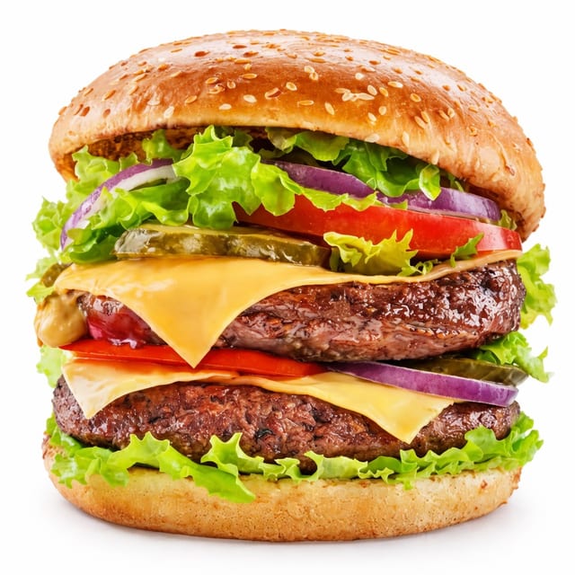 Big Game Double Cheeseburger Lunch.