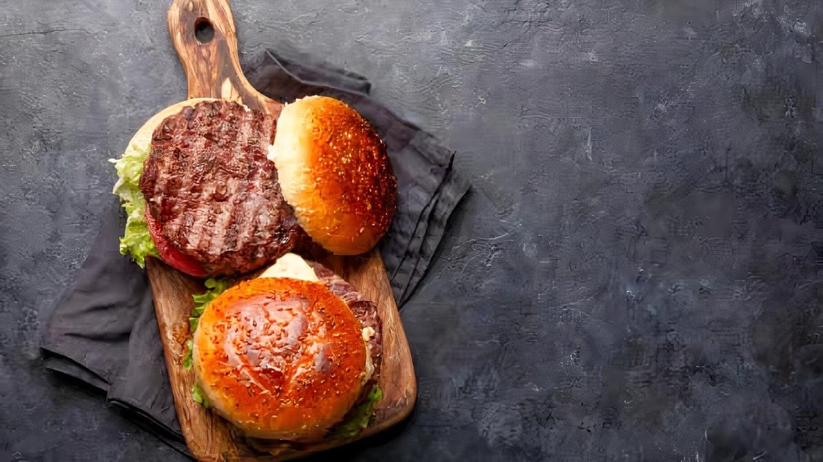 Big Game Burger Lunch..