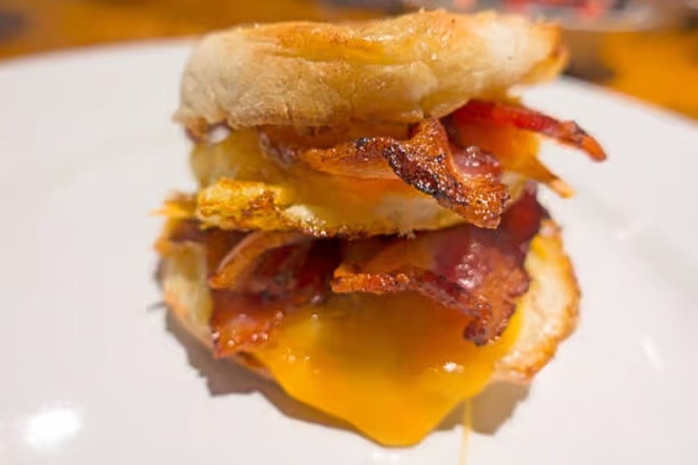 Big Game Breakfast Sandwich..