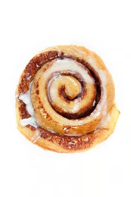 Warm Cinnamon Roll.
