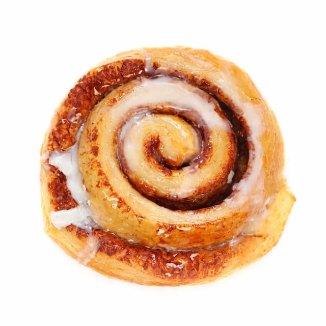 Warm Cinnamon Roll.
